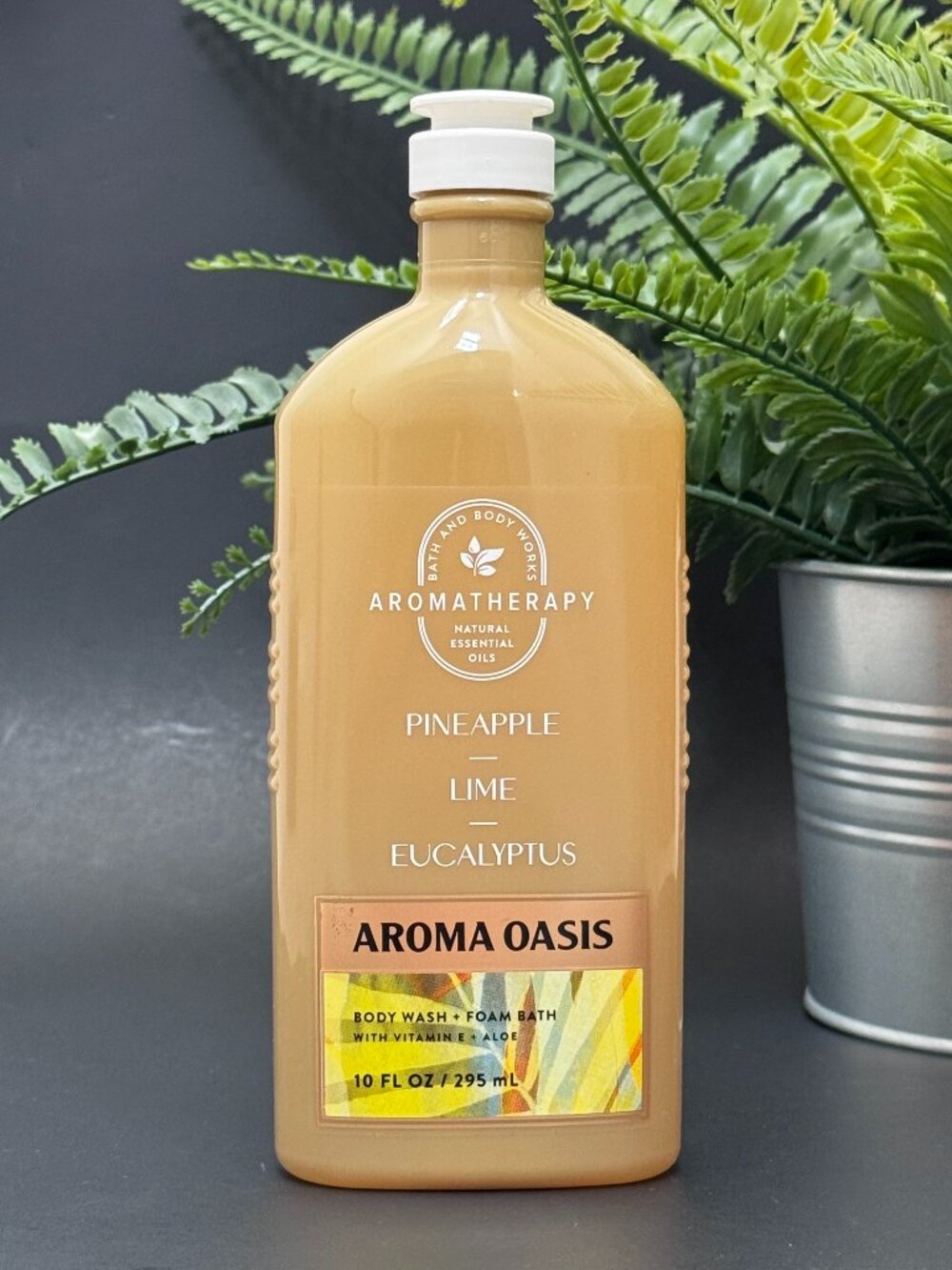Bath & Body Works Aromatherapy Aroma Oasis Pineapple Lime Body Wash & Foam Bath